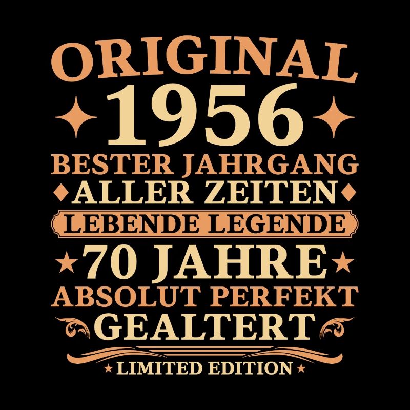 Original 1956 Year 70th Birthday Gift