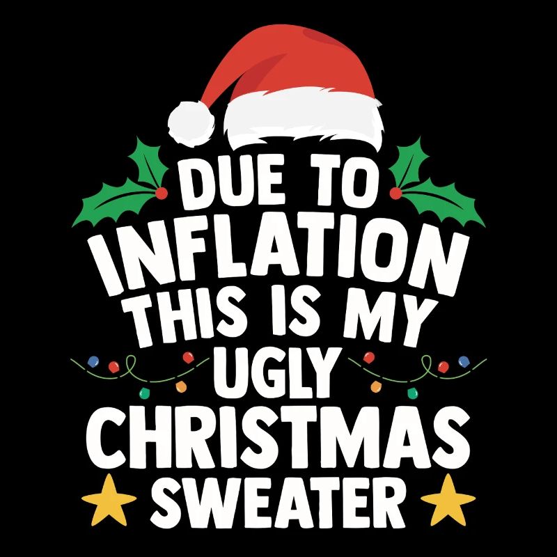 Pull Moche De Noël Inflation Humour Cadeau Laid