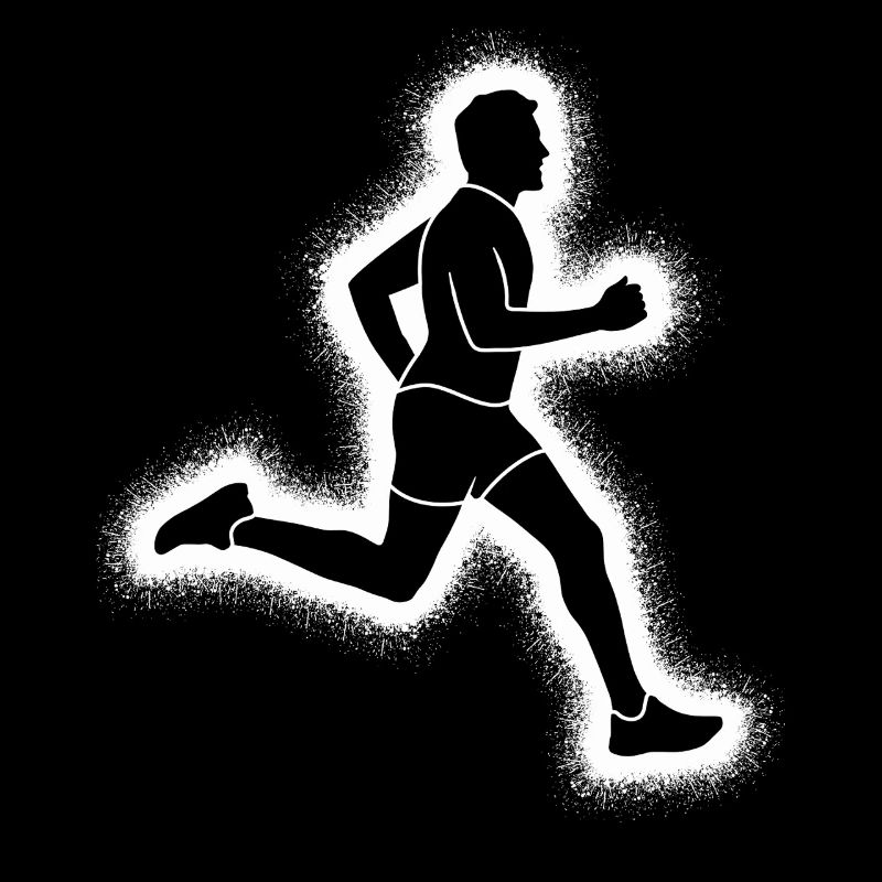 Course à pied, jogging, coureurs masculins garçons