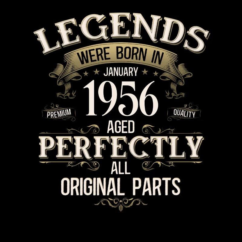 70th Birthday Legend January 1956