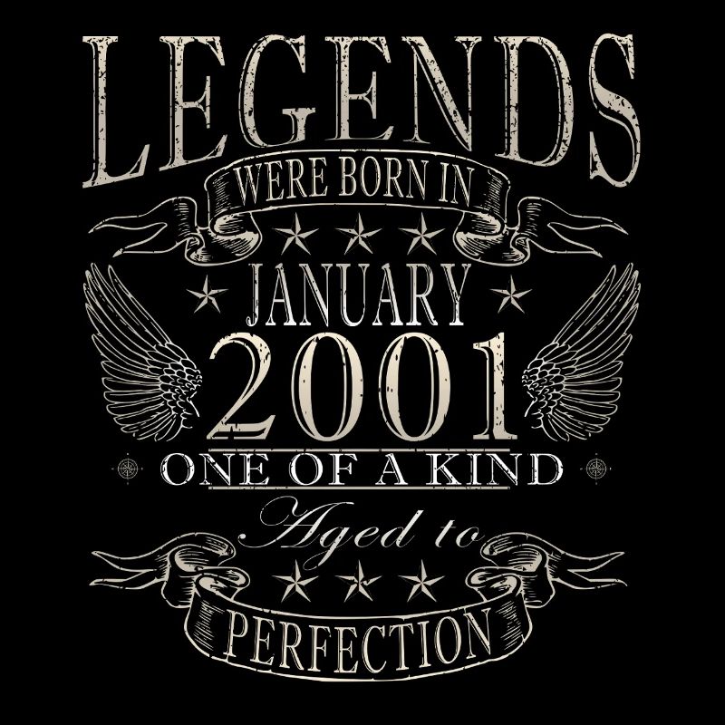 25th Birthday Original January Year 2001