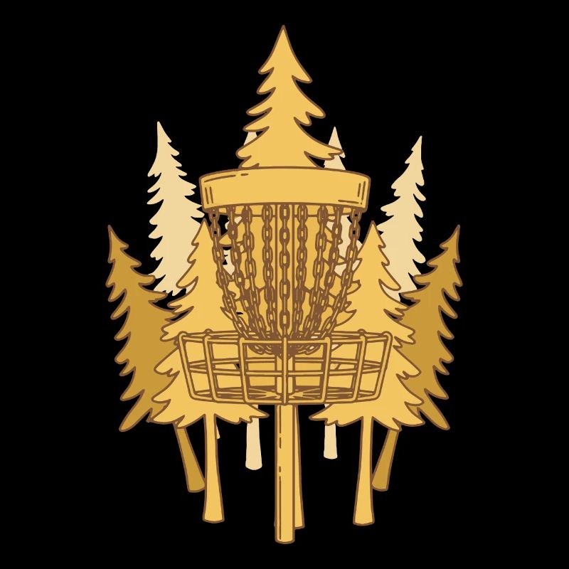 Disc Golf Basket Pines Flying Disc Golf Scene