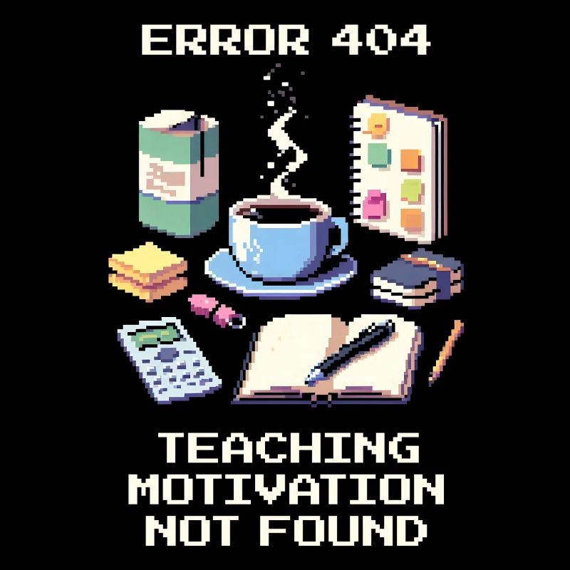 Error 404 Lehrermotivation fehlt | Lehrerhumor