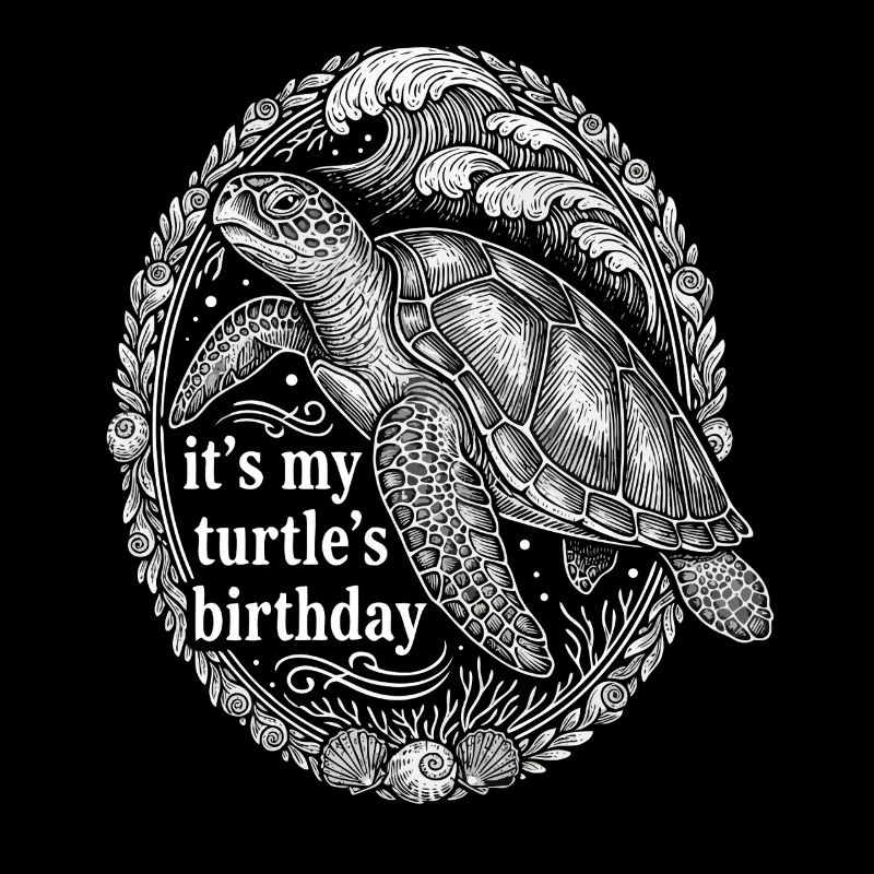 It's my turtle's birthday