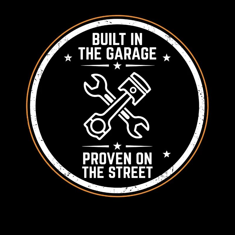 Garage Schrauber Emblem Built In The Garage