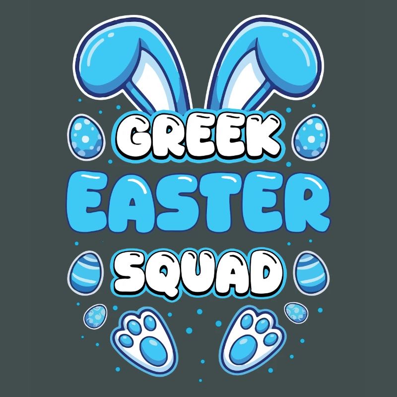 Greek Easter Squad Pascha Happy Easter