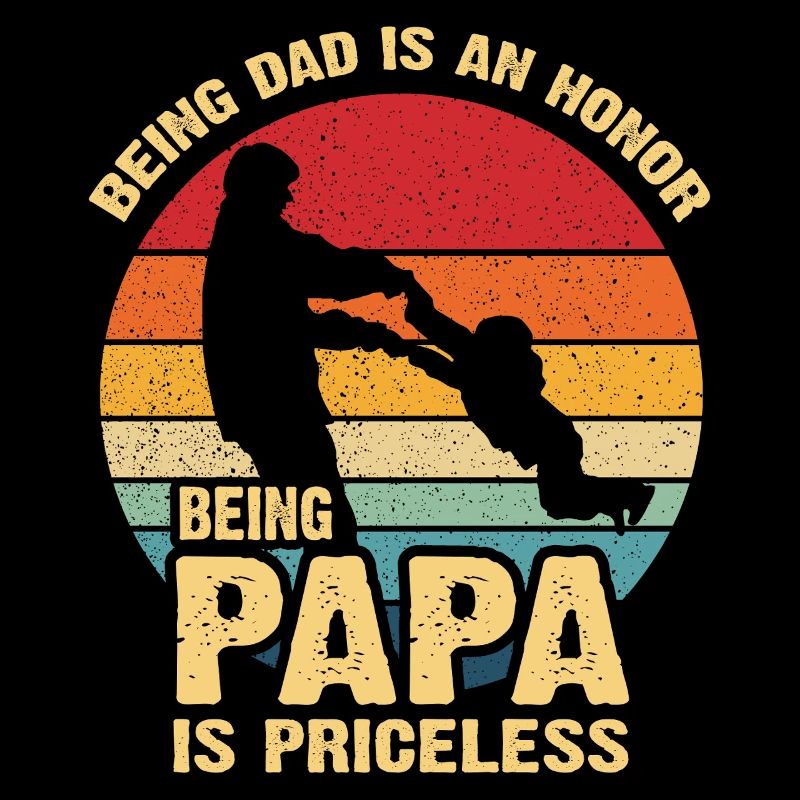 Papa Pride Sunset Retro