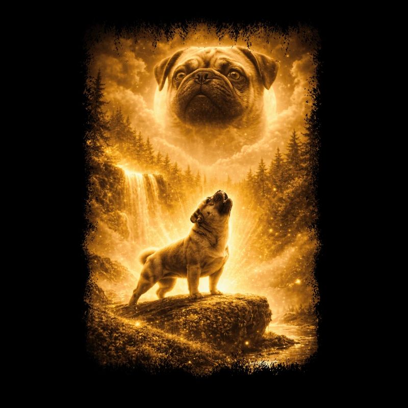 Mops, Mond