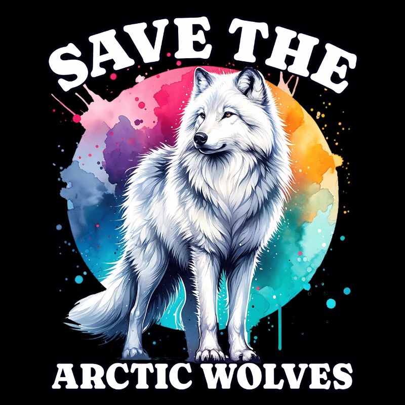 Polarwolf Sauve Arctic Wolf