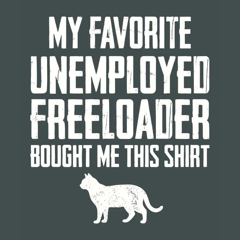Funny Cat Freeloader