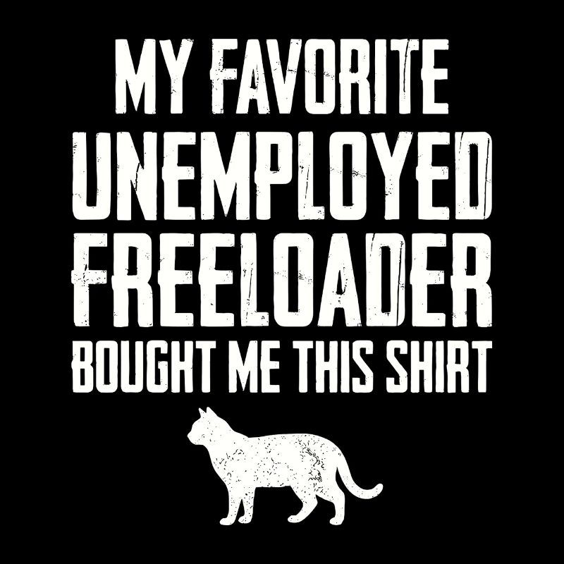Funny Cat Freeloader