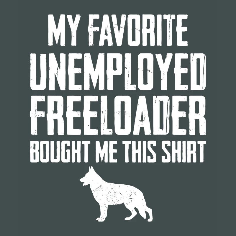 Funny German Shepherd Freeloader