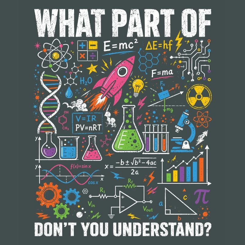 Physics Math Science Saying Shirt
