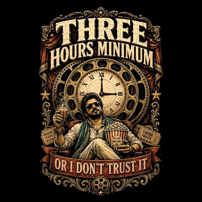 Bollywood Three Hours Minimum Or I Dont Trust It