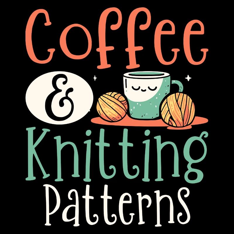 Coffee Knitting Knitter