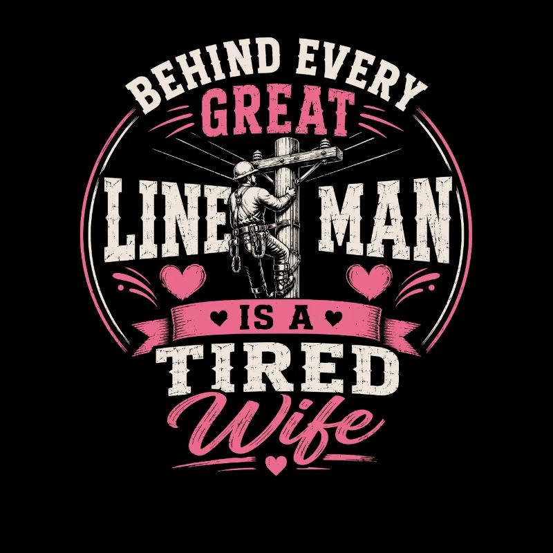 Lineman Love Cable Electricity Technology