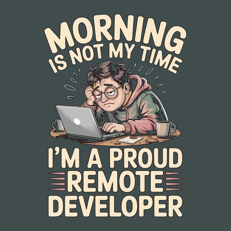 Remote Developer Morning Is Not My Web Developer