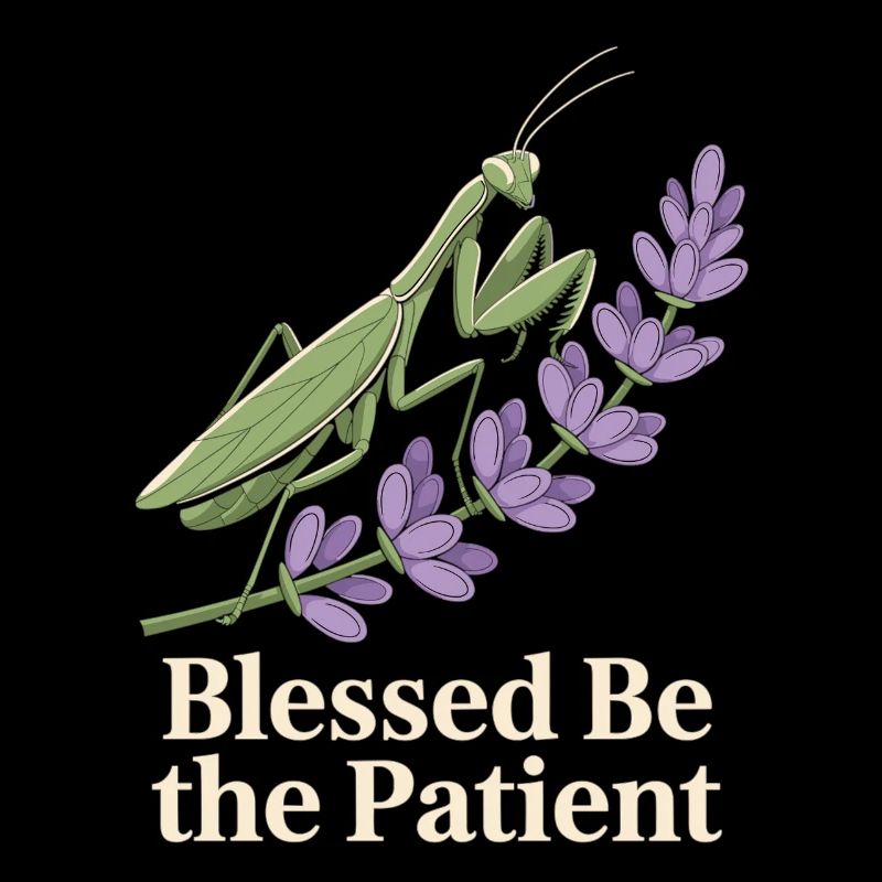 Praying mantis lavender