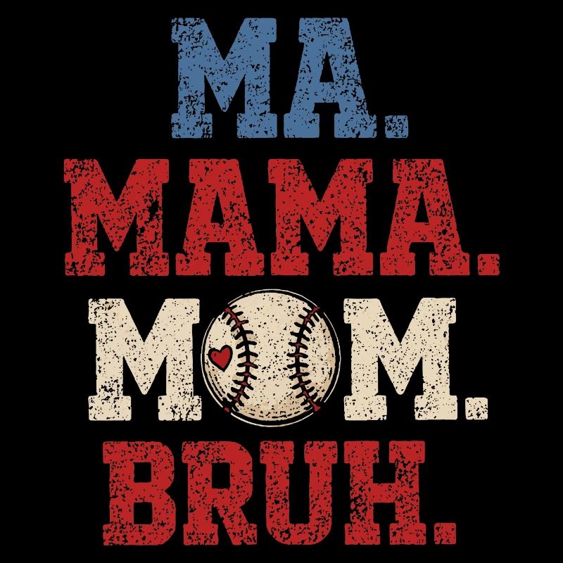 Mama Baseball-Bruh Humor-Geschenkjunge