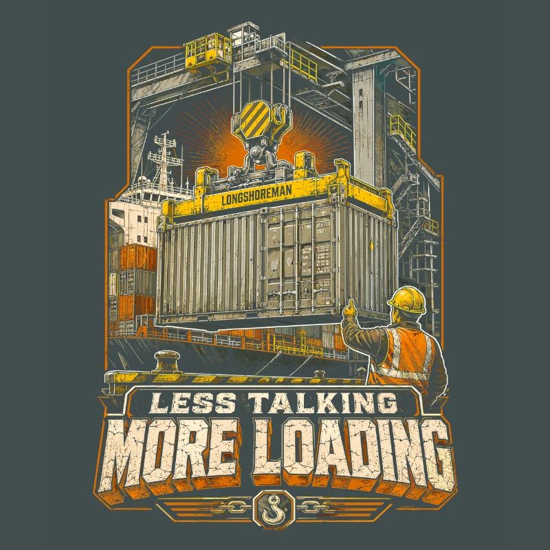 Hafenarbeiter Less Talking More Loading
