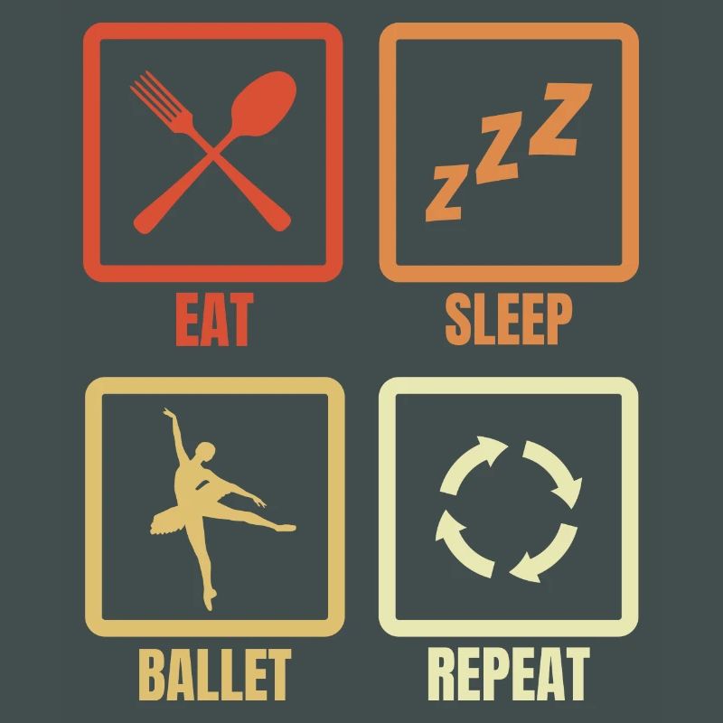 Manger dormir Ballet Répéter
