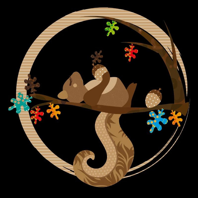 A squirrel is sleeping