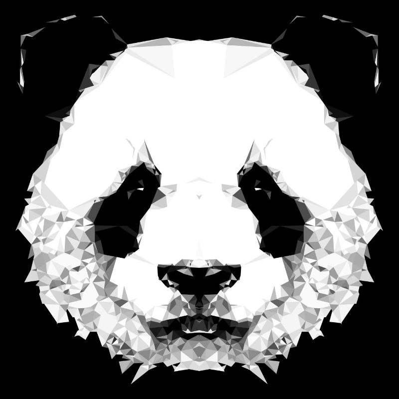 Geometrischer Panda