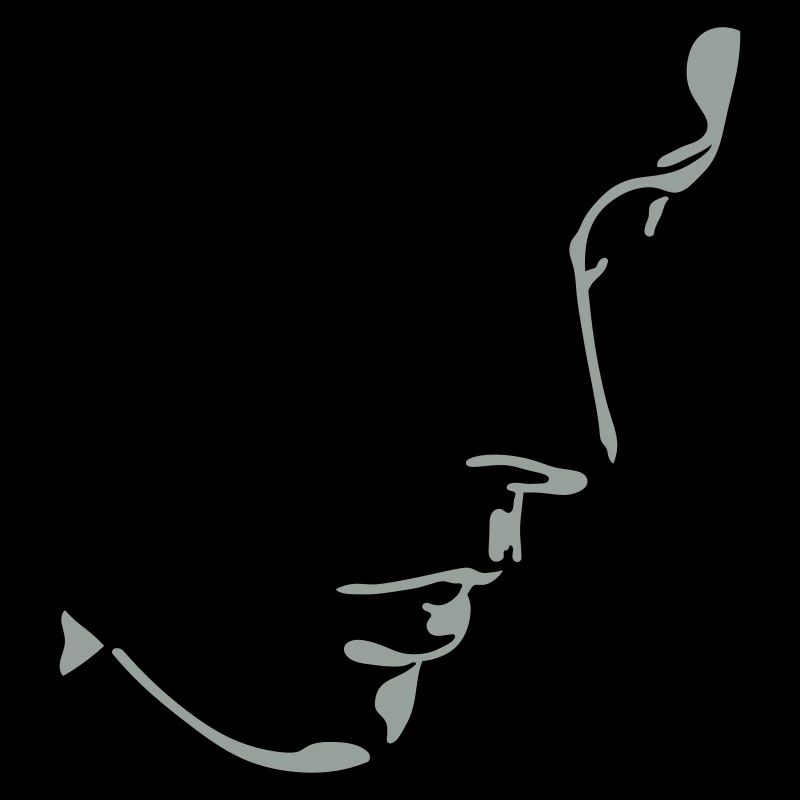 girl face, light and shadow