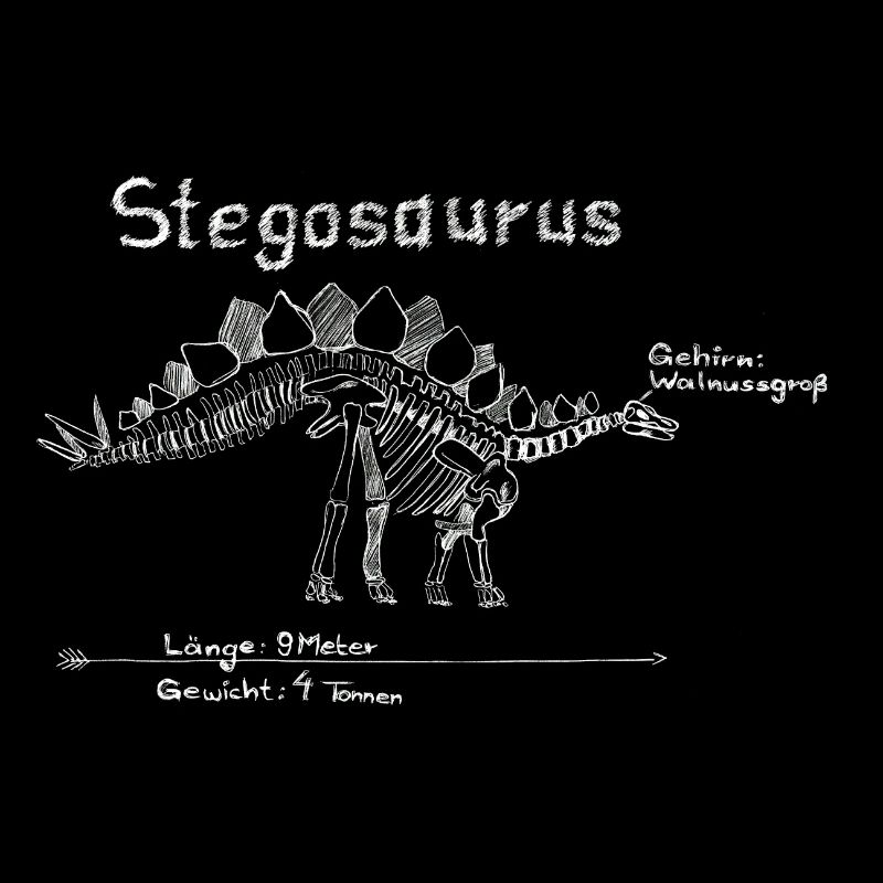 dino stegosaurus kids chalk