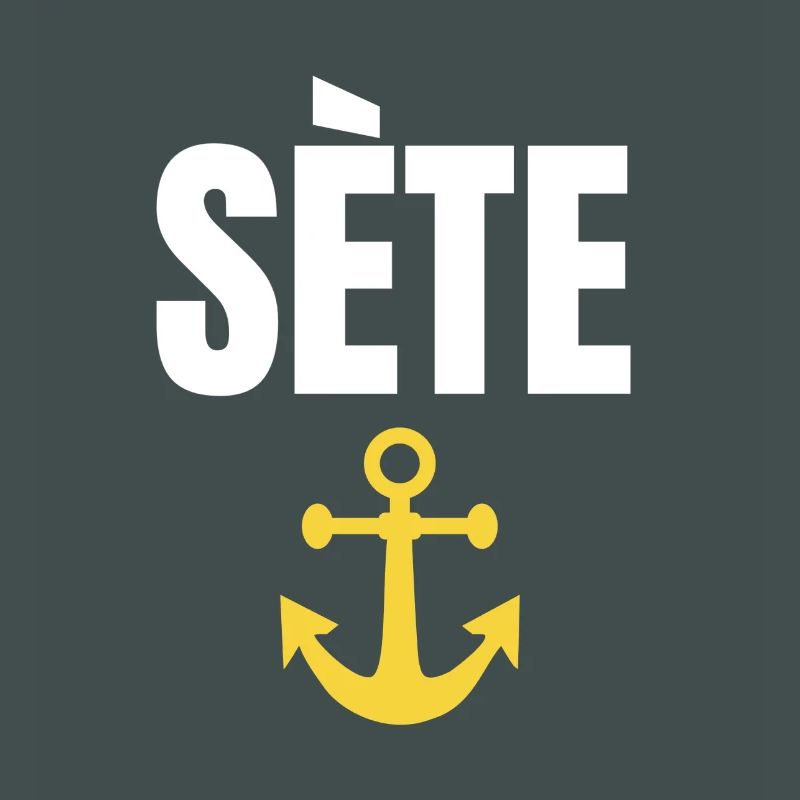 Sète Anchor Graphic Sète Souvenir