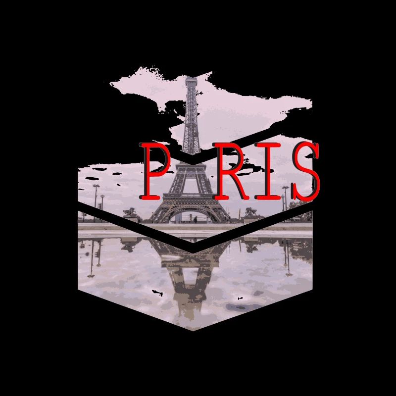 Paris Skyline Eiffelturm Silhouette