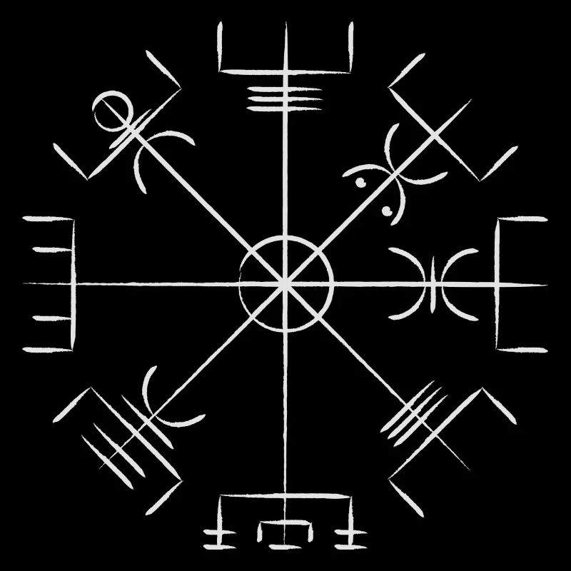 Vegvisir viking symbol