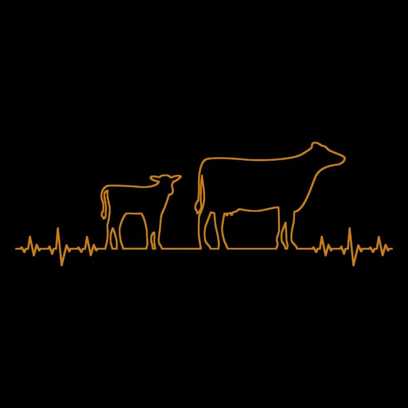 Kuh Kalb Bulle