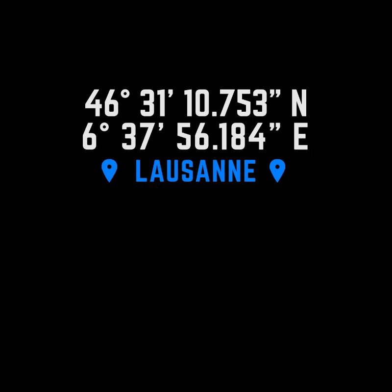 Coordonnées de Lausanne