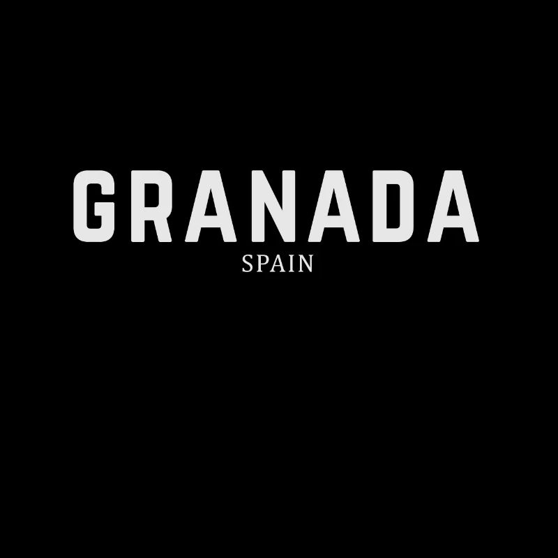 Granada Spain Schriftzug Design