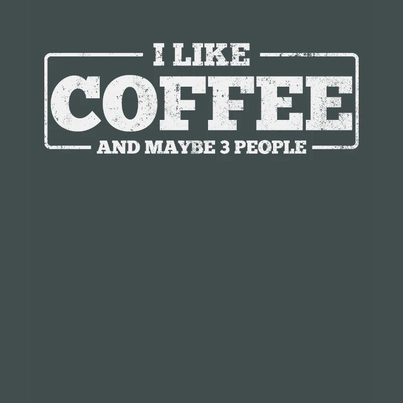 Kaffee introvertiert Kaffeetrinker