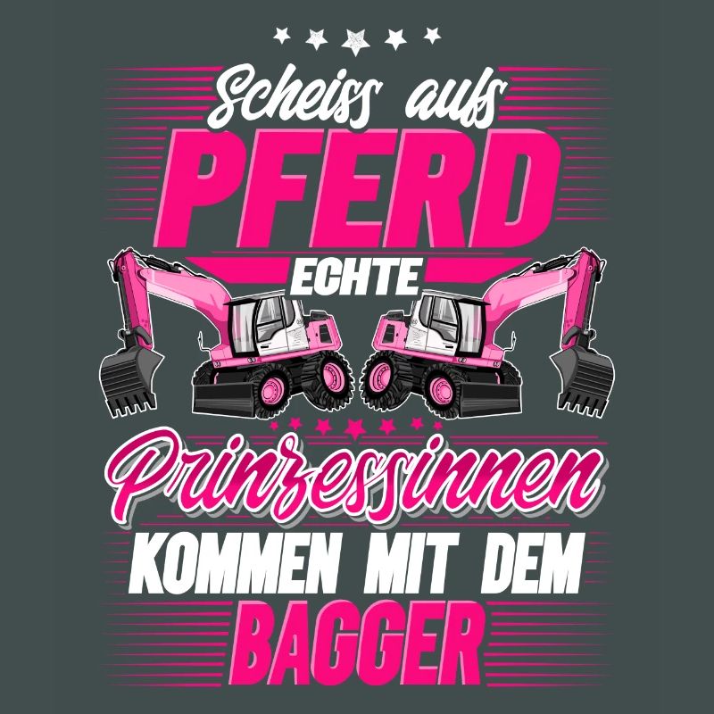 Baggerfahrerin