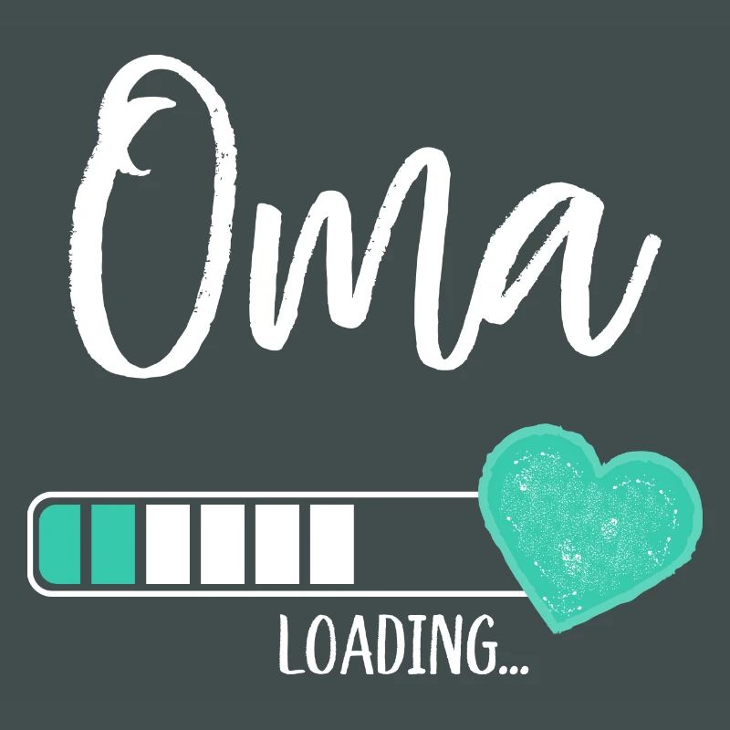 Oma Loading Herz Enkel Junge Werdende Großmutter