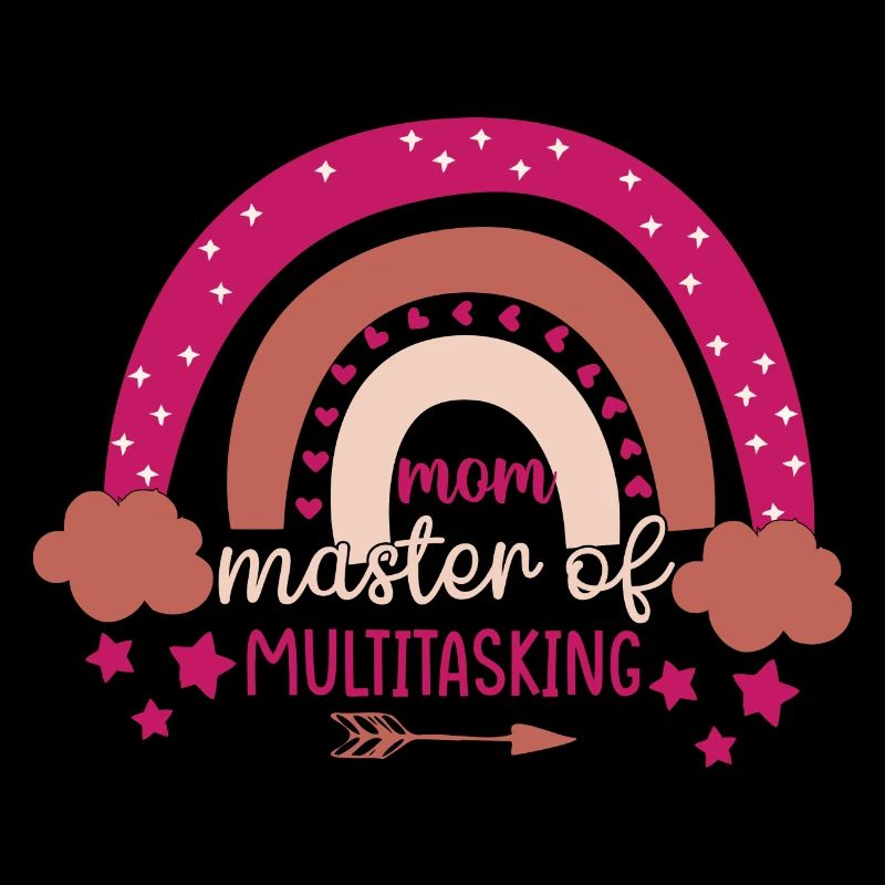 Mama Königin des Regenbogens Multitasking