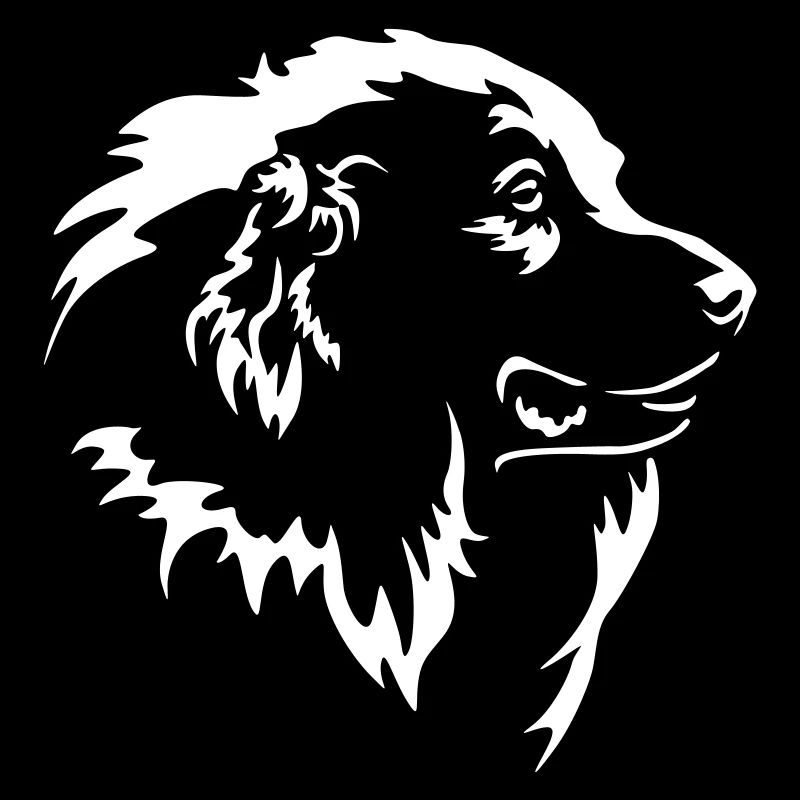 Pyrenäenberghund Kopf "Black Edition"