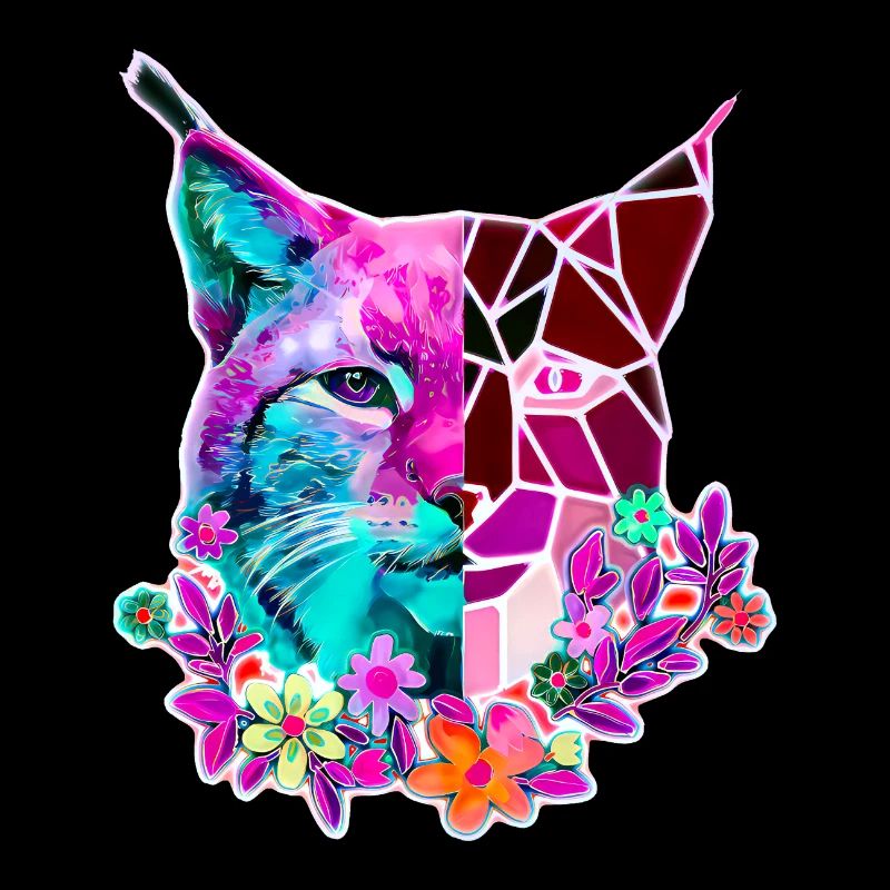 Lynx Cat Summer Colors