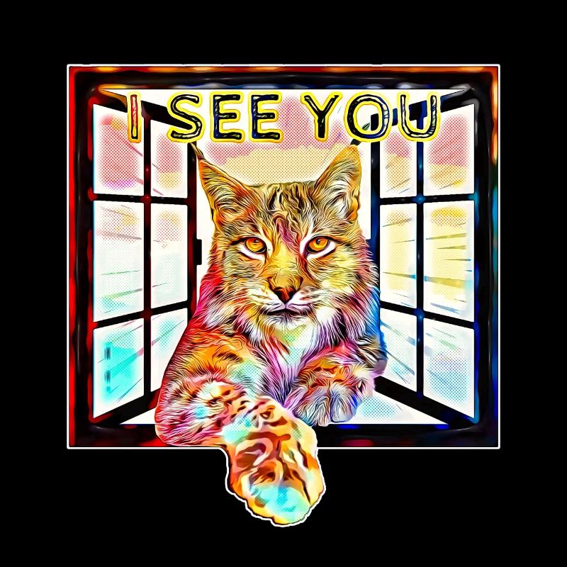 Le lynx avec sa perspective