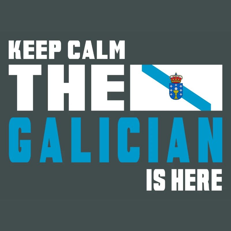 Drapeaux de Galice Keep Calm
