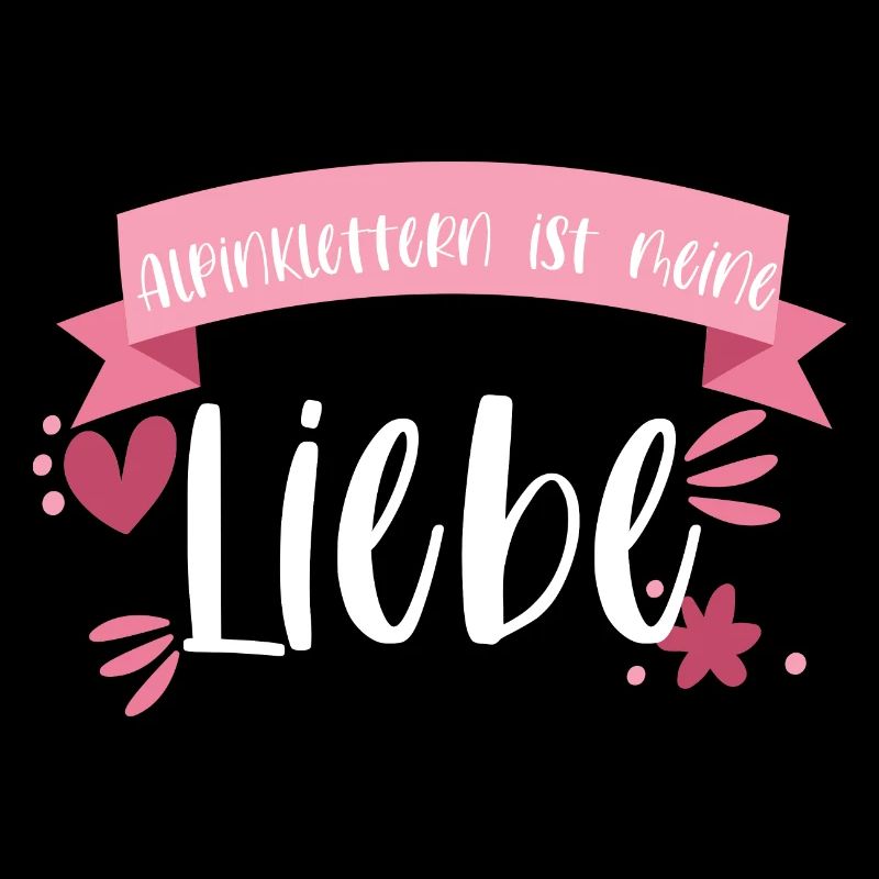 Klettern Alpinklettern Liebe Berge Geschenk