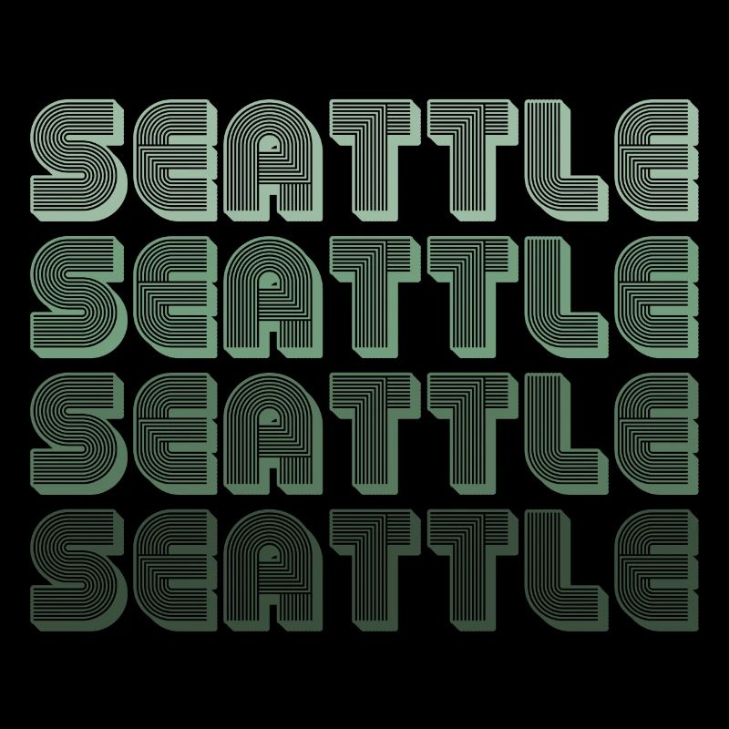 Seattle Retro Blockletters