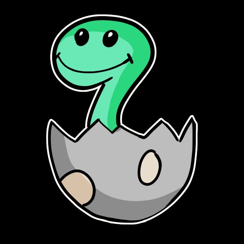 Dinosaurier Ei Dino Motiv