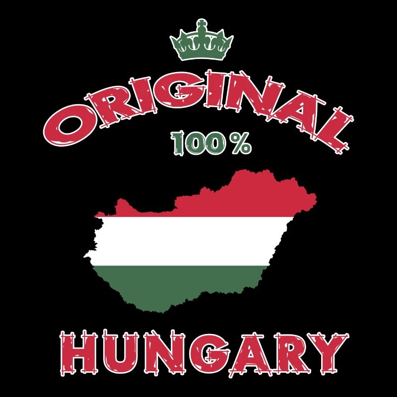 Design original 100 % drapeau de la Hongrie