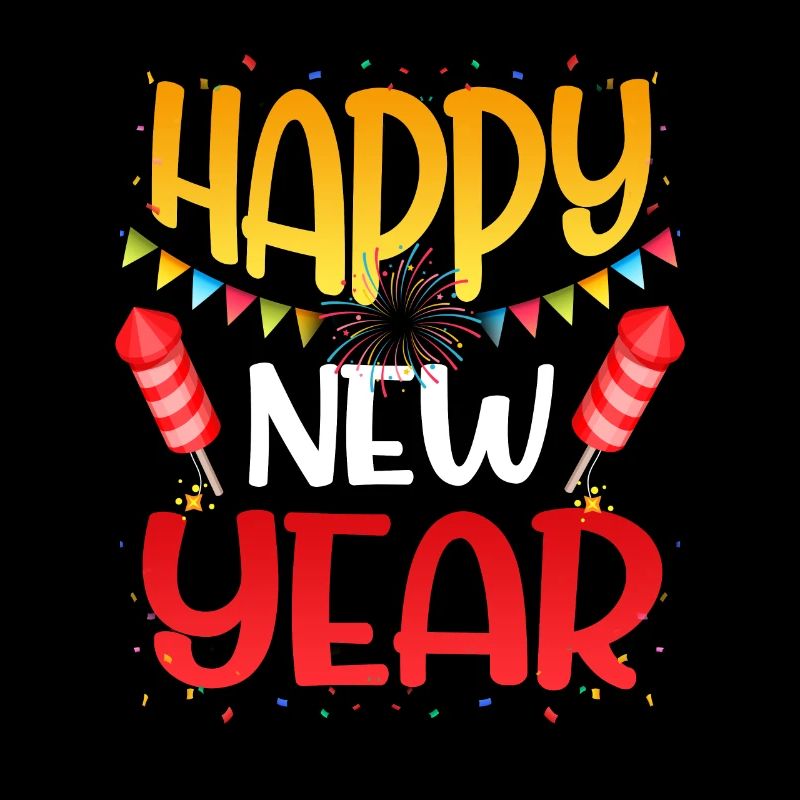 Silvester Happy newYear Rocket