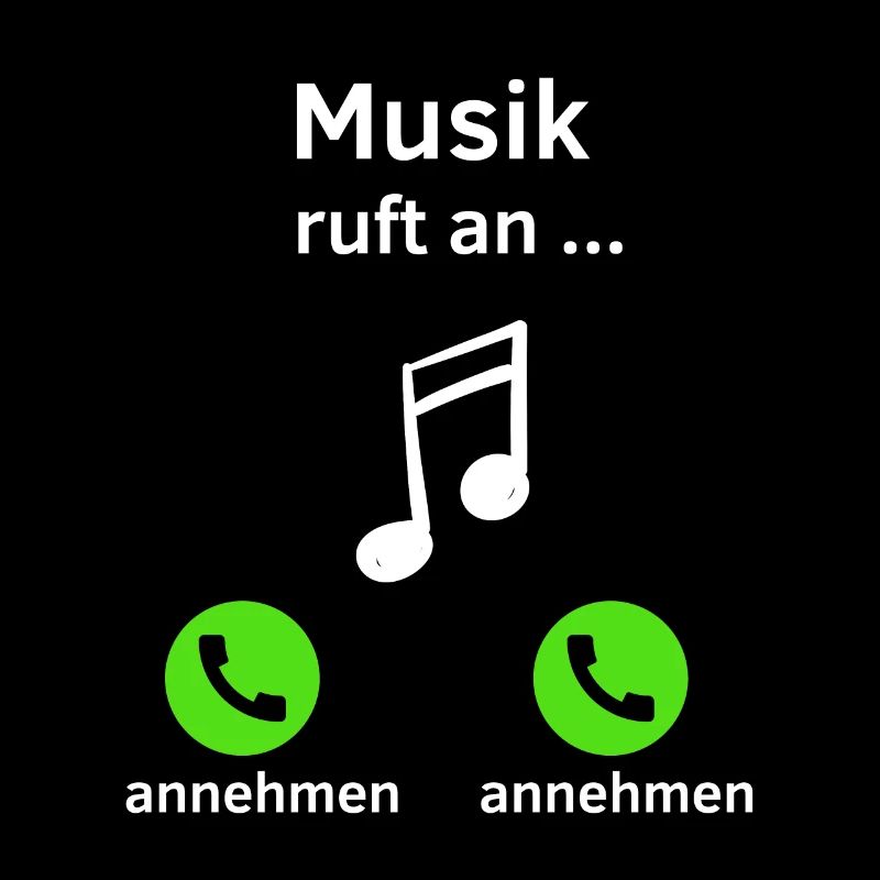 Musik ruft an - annehmen oder annehmen?