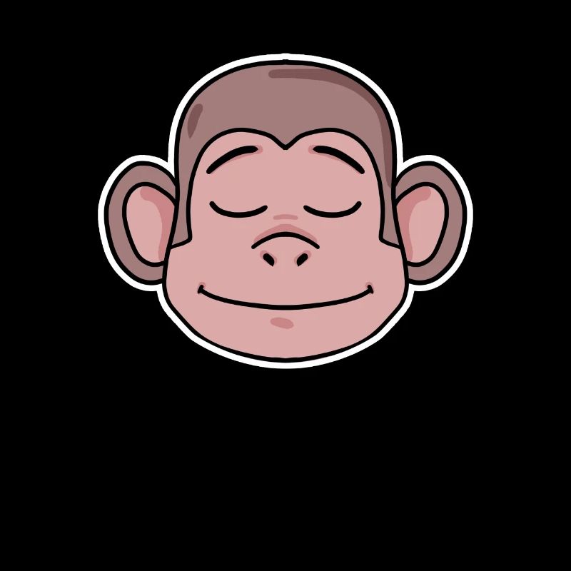 Affe Kopf Tier